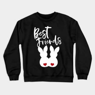 Best Friends BFF - Easter Bunnies Love Couple Crewneck Sweatshirt